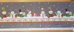 Snowmen Bordüre, 26 cm hoch